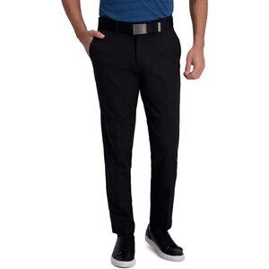 Haggar 34x34 Men's Cool Right Performance Flex Slim Fit Flat Front Pant